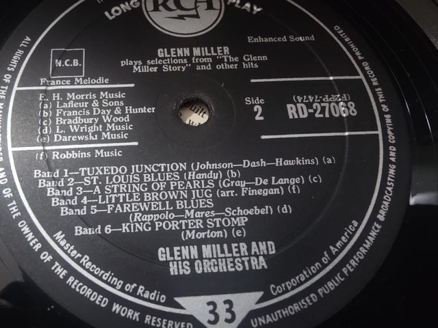 Vinilo Glenn Miller RCA RD-27068 Jazz