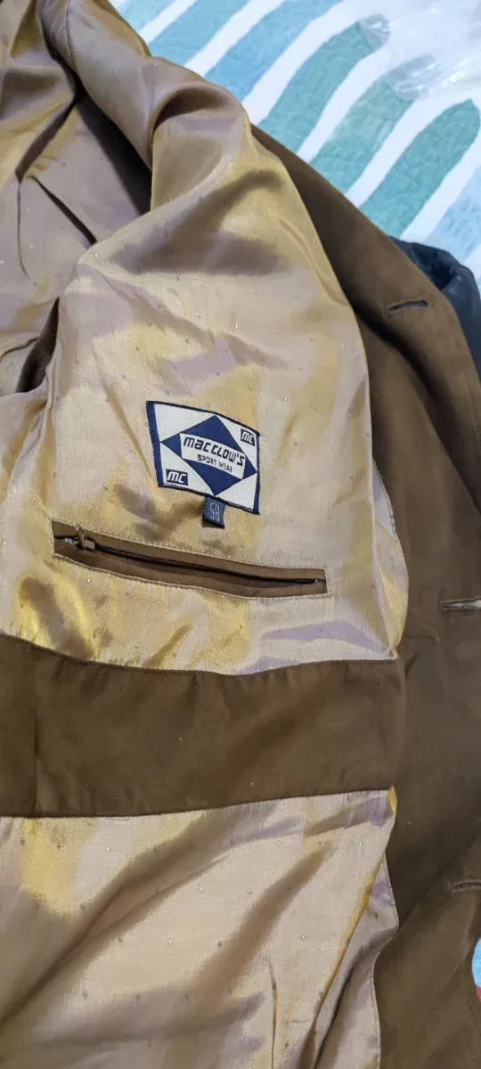 Chaqueta ante marrón hombre