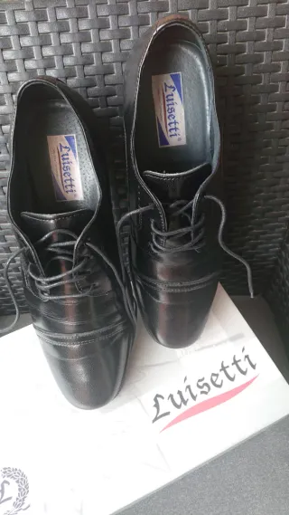 Zapatos de piel Luisetti negros