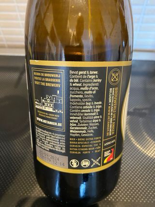 Bottiglie vuote birra abbazia Belgio 75 cl