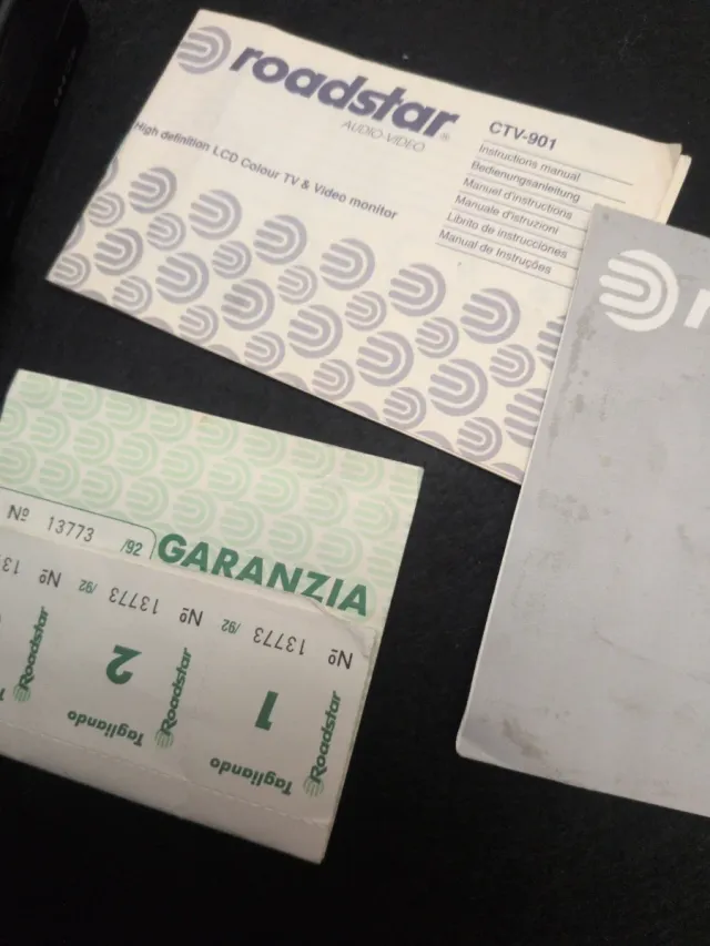 Roadstar CTV-901 TV LCD Portátil + Monitor