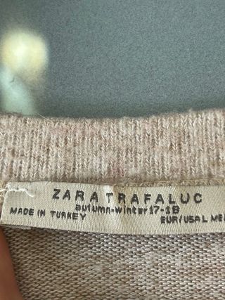 Maglione Zara Beige con Perle
