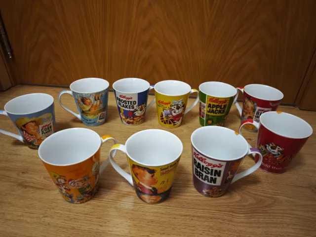 Juego 10 Tazas Kellogg's