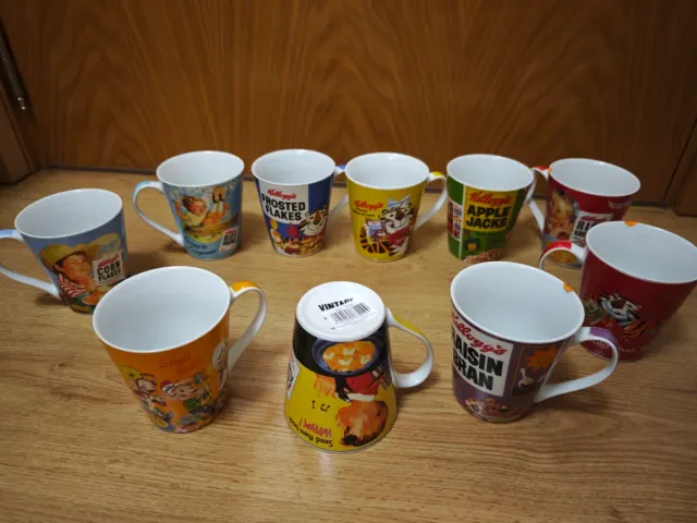 Juego 10 Tazas Kellogg's