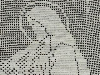 Quadro/Centrino Uncinetto Gesù