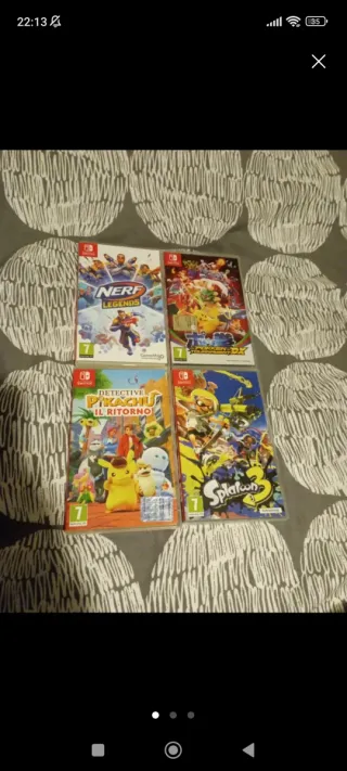 Nintendo Switch Juegos (4 Títulos)