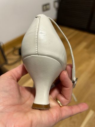 Zapatos de novia blancos talla 36