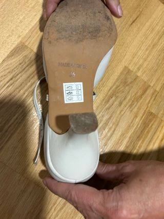 Zapatos de novia blancos talla 36