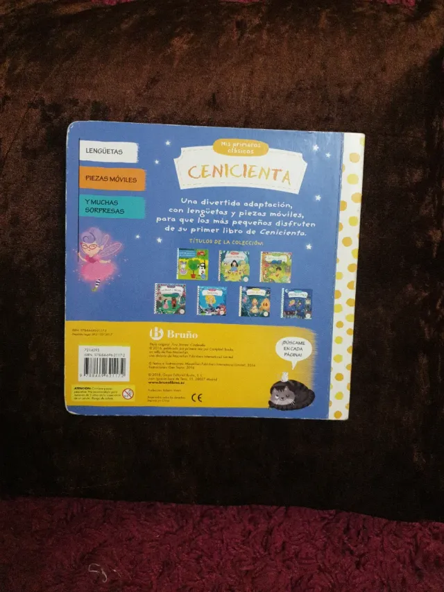 Libro infantil Cenicienta (Español)