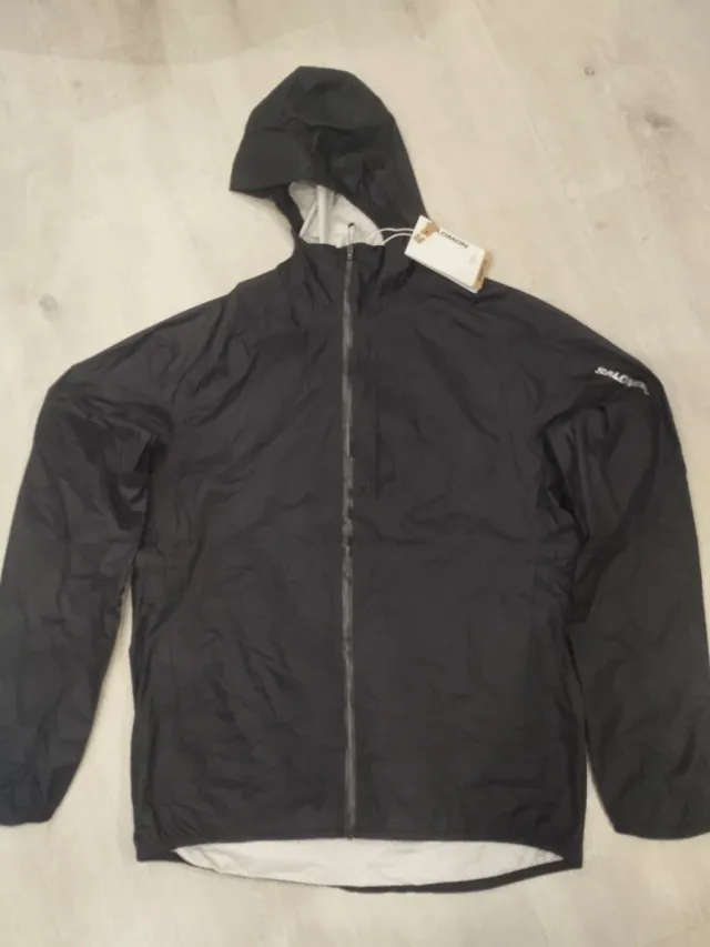 Salomon Bonatti Chaqueta Impermeable Negra