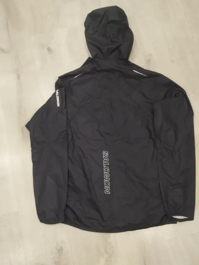 Salomon Bonatti Chaqueta Impermeable Negra