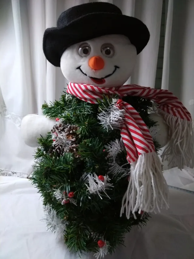 Albero Bambola Neve Decorazione