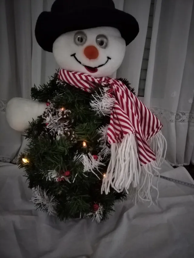 Albero Bambola Neve Decorazione