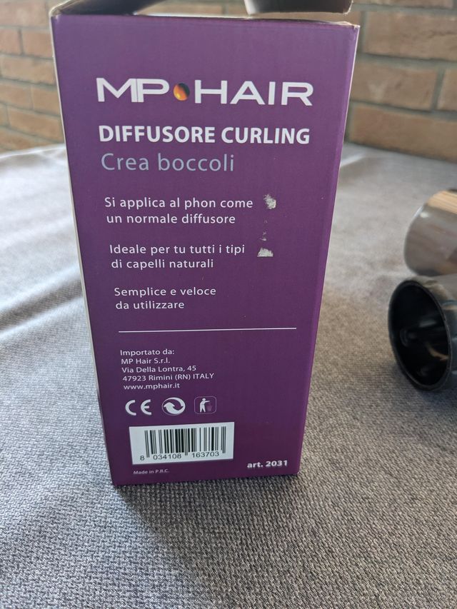 MP HAIR Diffusore Curling Crea Boccoli