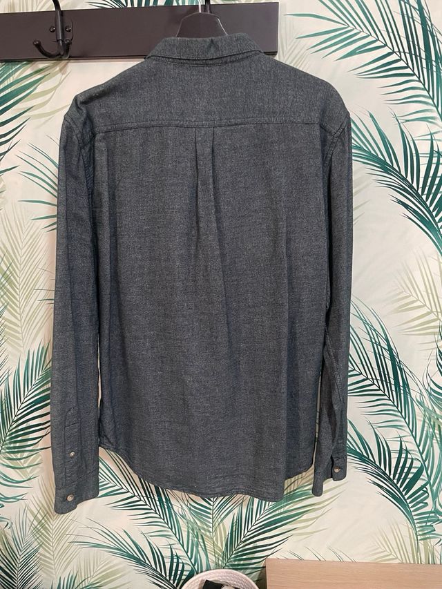 Camisa Pull&Bear gris talla L