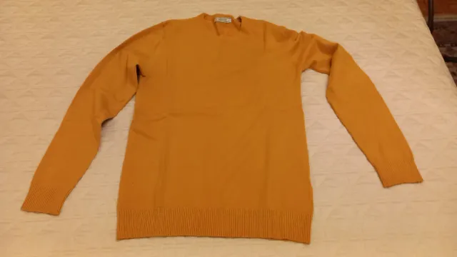 Maglioncino uomo color ocra/seppia L
