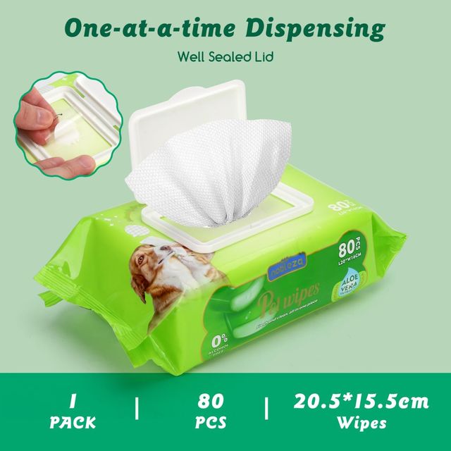 Toallitas Hipoalergénicas para Perro y Gato