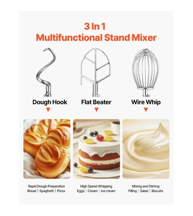 Batidora Amasadora Repostería Profesional