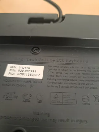 Teclado Logitech Negro