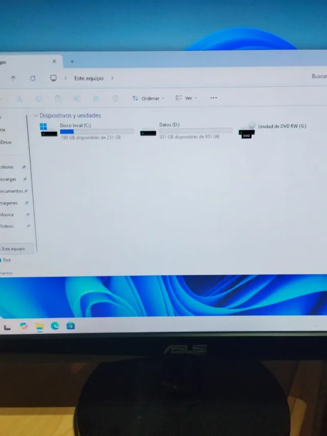 Ordenador Intel i5-7400 Windows 11