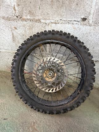 Neumático Pit Bike con Llanta y Disco 60/100-14