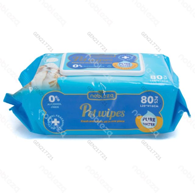 Toallitas para mascotas Nobleza 80 uds
