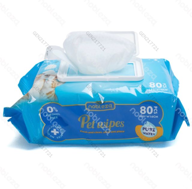 Toallitas para mascotas Nobleza 80 uds