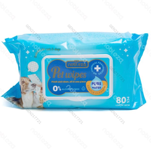Toallitas para mascotas Nobleza 80 uds