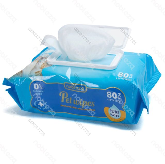 Toallitas para mascotas Nobleza 80 uds