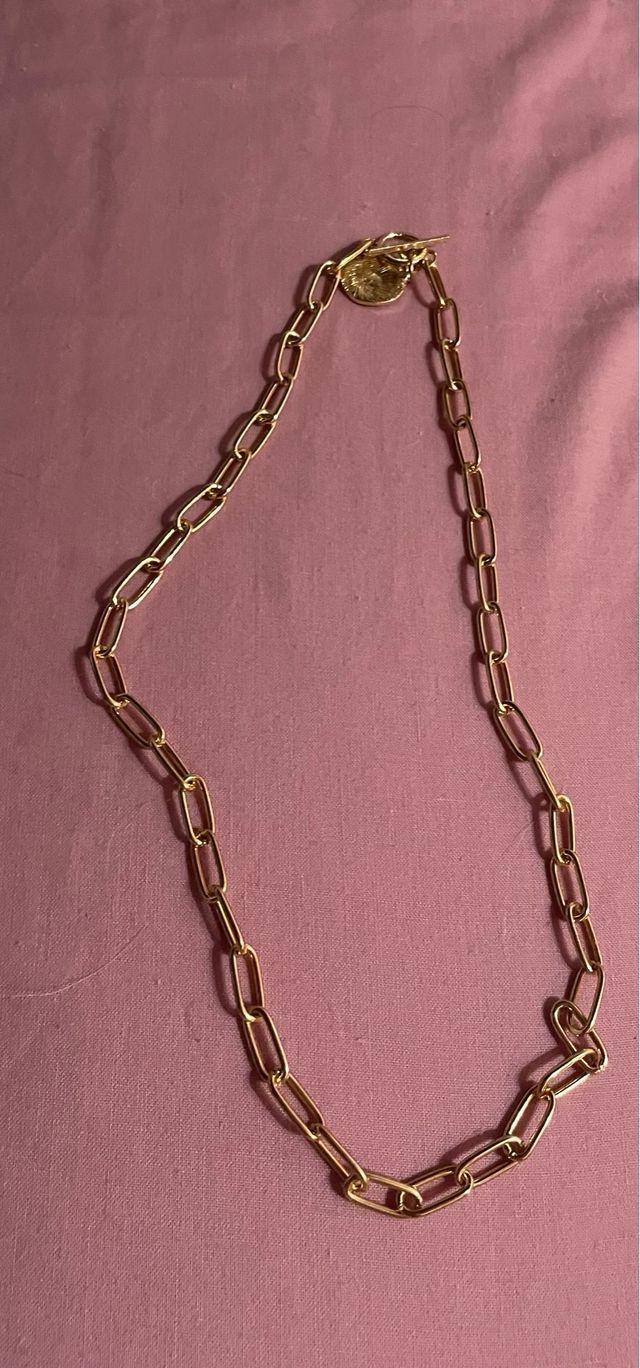 Collar Dorado Cadena Gruesa