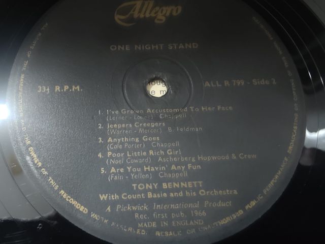 Vinilo Tony Bennett & Count Basie Jazz