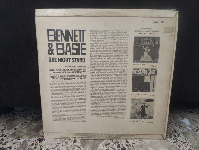 Vinilo Tony Bennett & Count Basie Jazz
