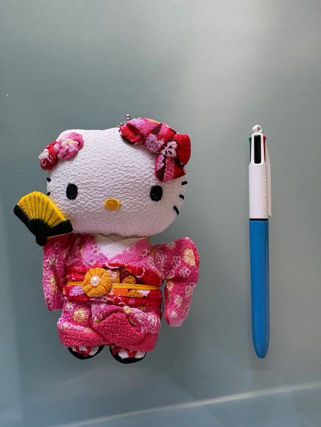 Peluche llavero Hello Kitty Kimono Abanico