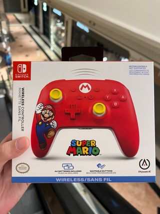 Mando Inalámbrico Nintendo Switch Super Mario