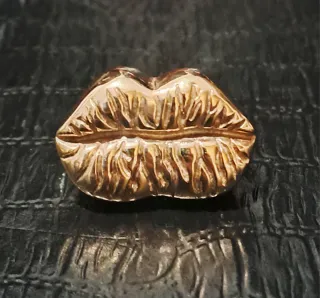 Anillo Lips Plata Dorada