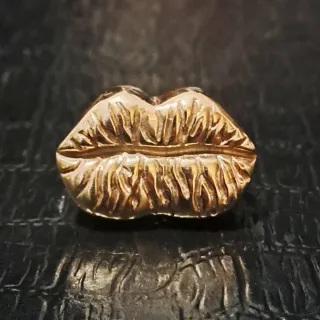 Anillo Lips Plata Dorada