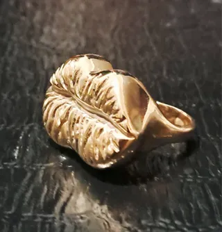 Anillo Lips Plata Dorada