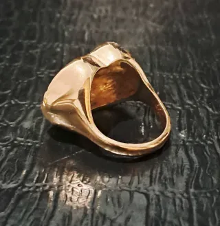 Anillo Lips Plata Dorada