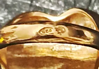 Anillo Lips Plata Dorada