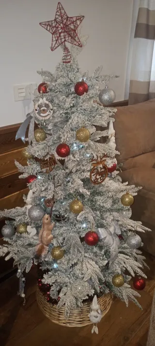 Árbol de Navidad blanco