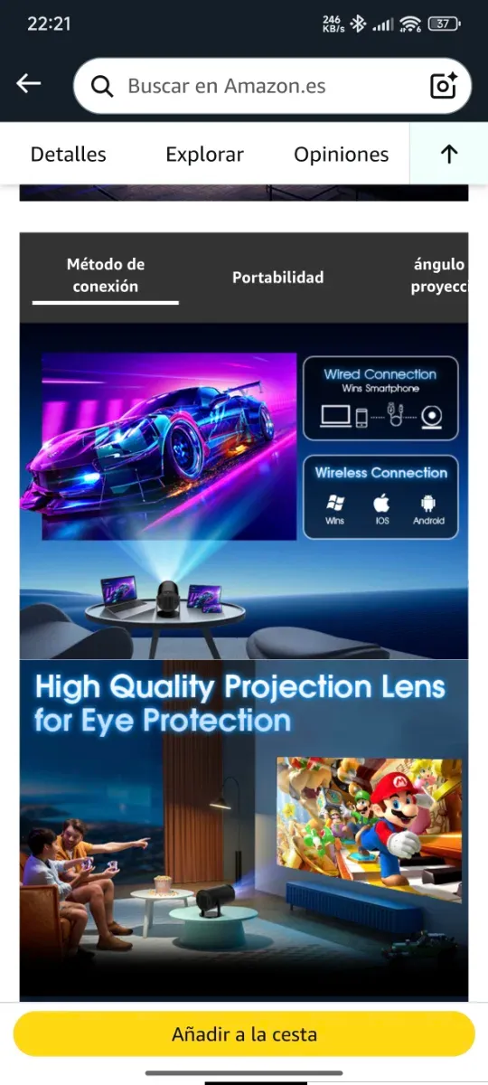 Proiettore Gaimoo Full HD Nuovo