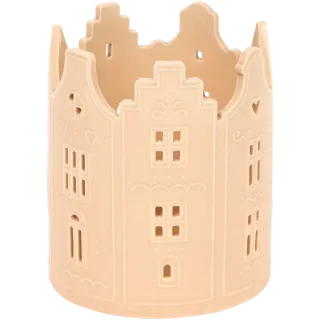 Portacandele case in porcellana