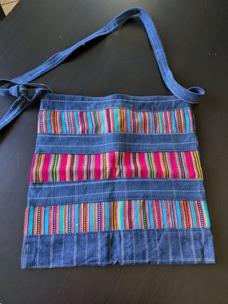 Borsa Jeans Artigianale Multicolore