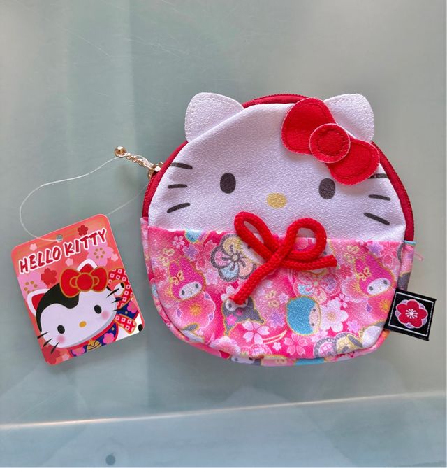 Monedero cartela Hello Kitty kimono japonés Japón