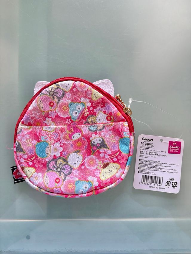 Monedero cartela Hello Kitty kimono japonés Japón