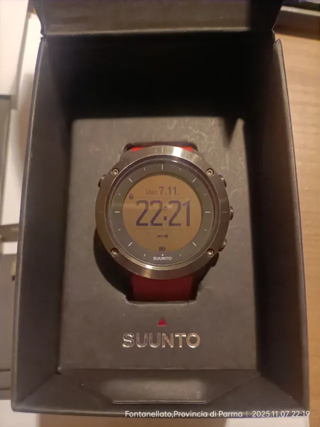 Orologio Suunto Rosso/Argento
