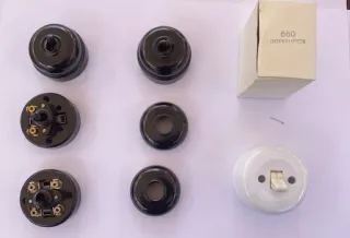 INTERRUPTORES Y CONMUTADORES VINTAGE