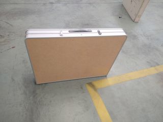 Mesa Maleta Aluminio 120x80 + 4 Taburetes