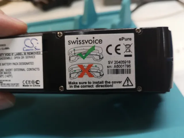 Auricolare wireless Swissvoice ePure Nero