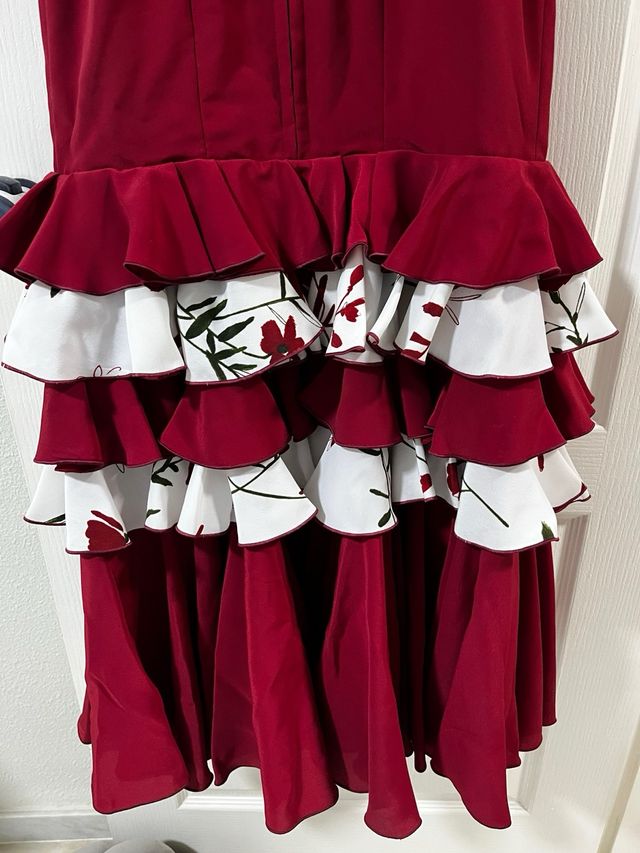 Traje de Gitana Largo Volantes